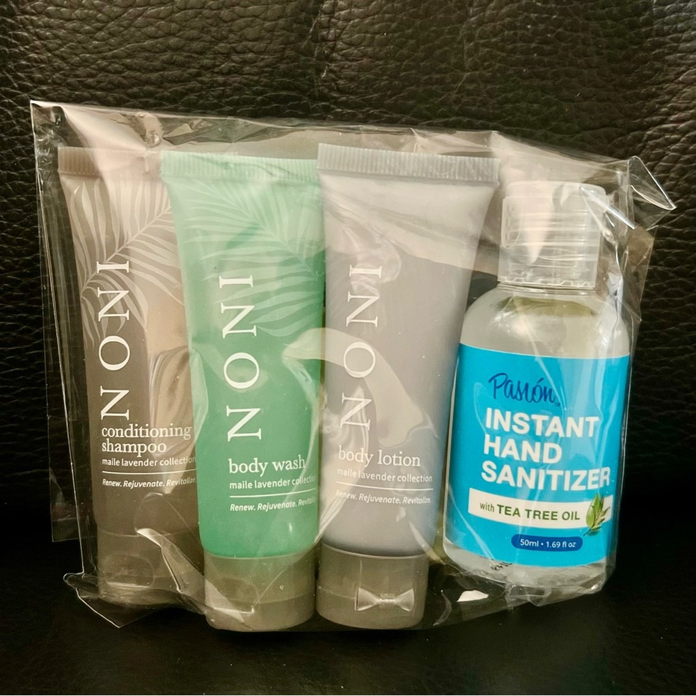 🏝️set 5 NONI Hawaii conditioning shampoo bodywash lotion teatree lavender travel